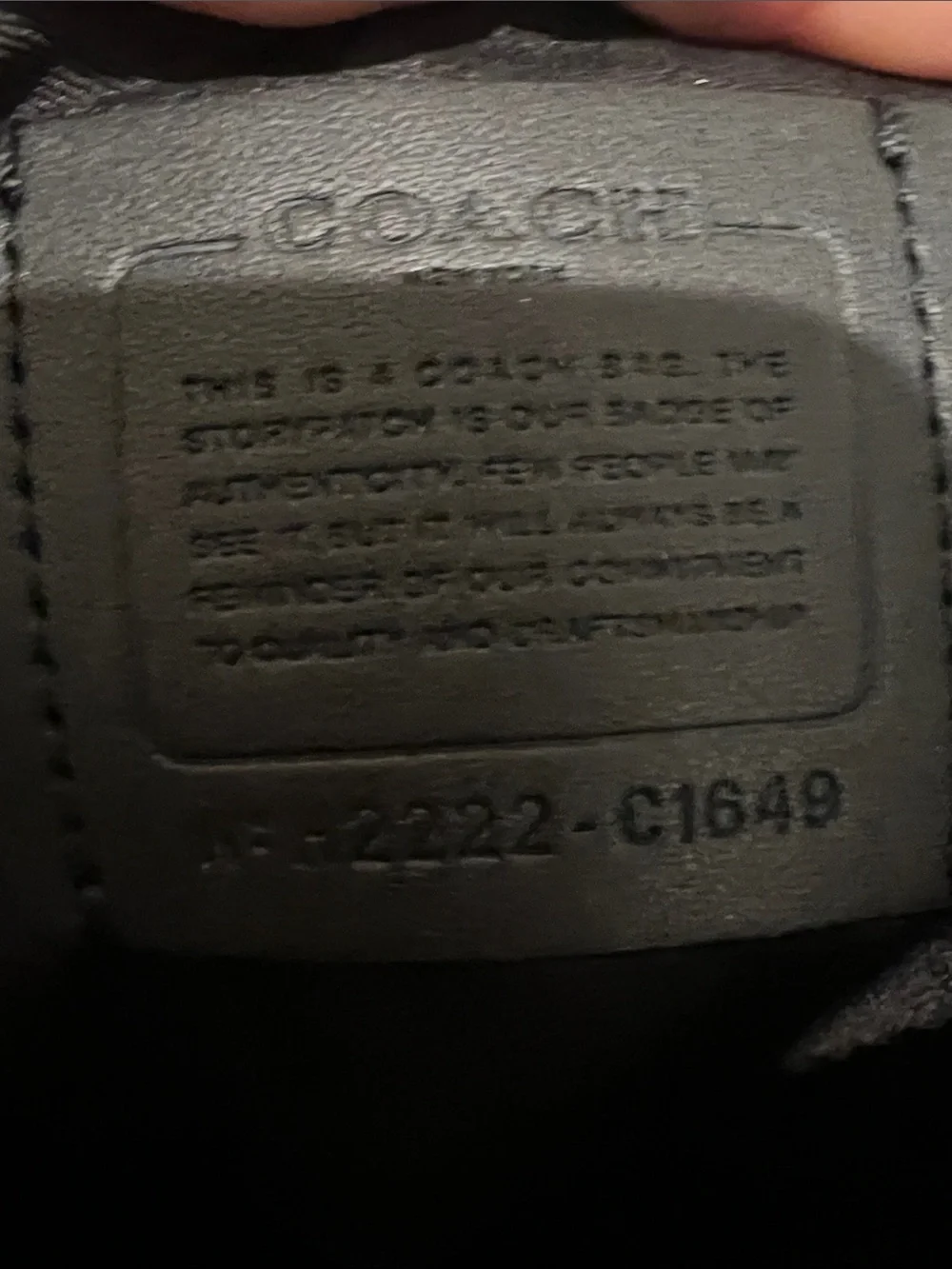 Coach compact crossbody